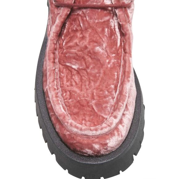 Free People Convertible Velvet Loafer Oxfords In Smoked Pink Size EU 37 / US 7 - Picture 3 of 11